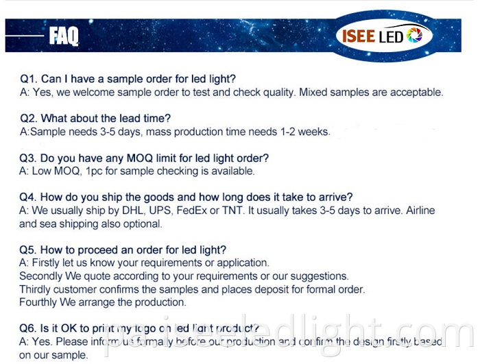 LED Light FAQ